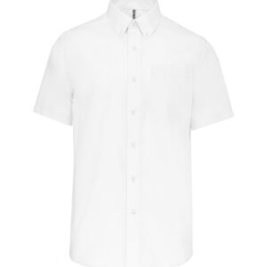 Chemise manches courtes blanche