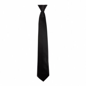 Cravate à clip noire